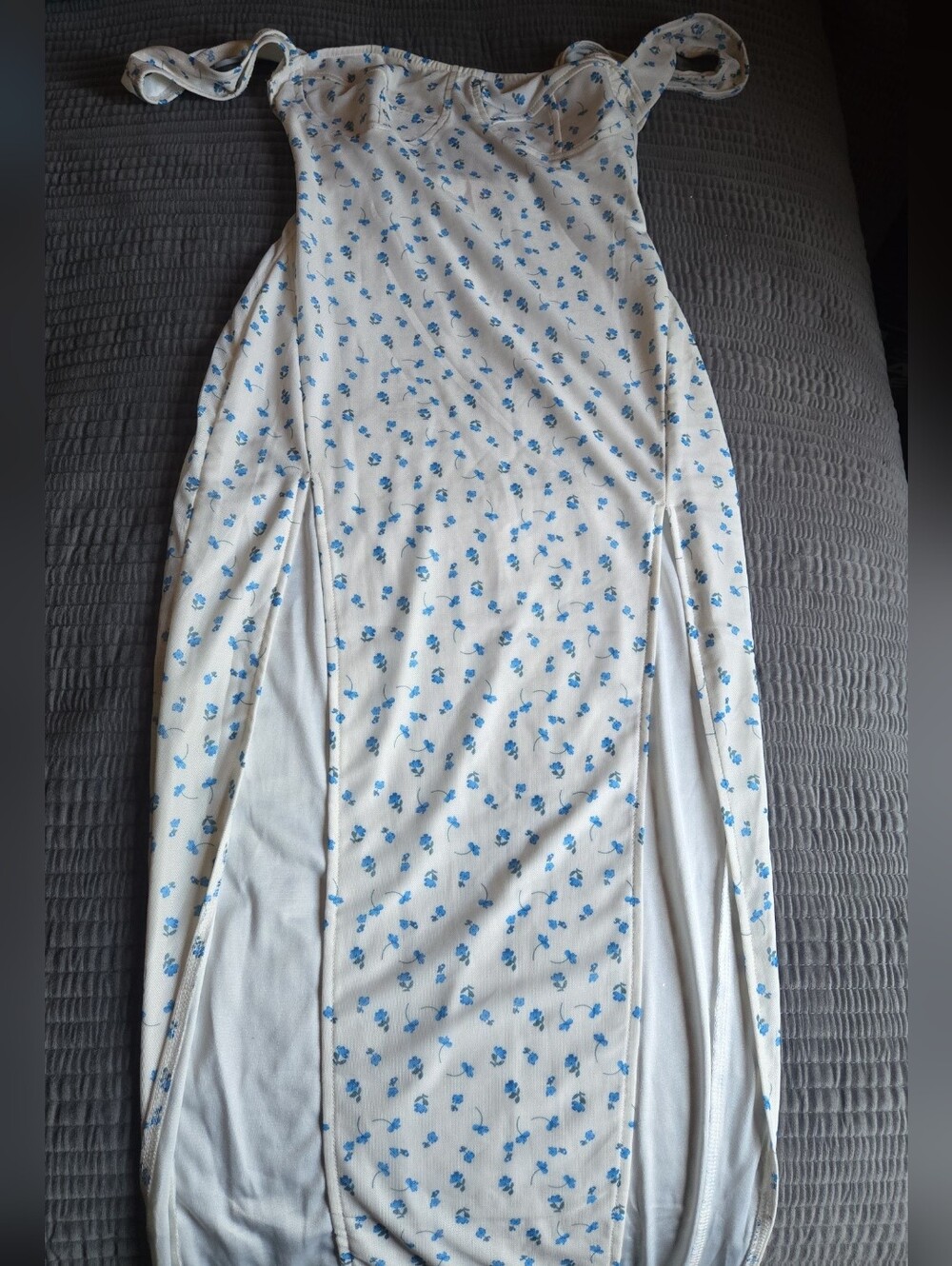 High Slit Floral Dress